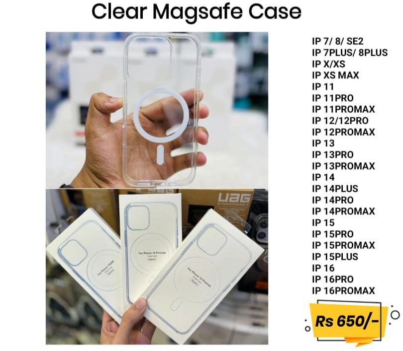 clear Magsafe case
